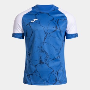 JOMA HISPA V SHORT SLEEVE T-SHIRT ROYAL BLUE WHITE