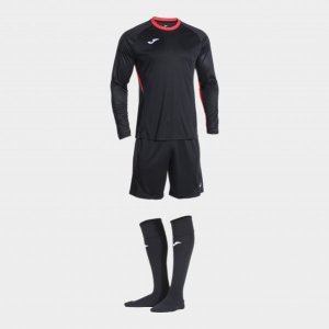JOMA PERFORMANCE GK SET BLACK FLUOR CORAL