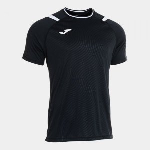 JOMA DINAMO II SHORT SLEEVE T-SHIRT BLACK WHITE