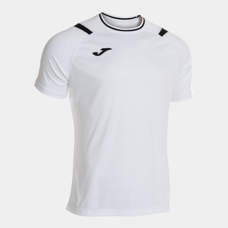 JOMA DINAMO II SHORT SLEEVE T-SHIRT WHITE BLACK