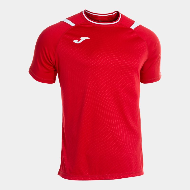 JOMA DINAMO II SHORT SLEEVE T-SHIRT RED WHITE