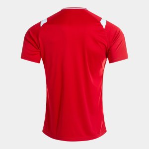 JOMA DINAMO II SHORT SLEEVE T-SHIRT RED WHITE