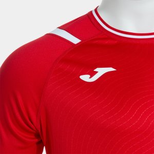 JOMA DINAMO II SHORT SLEEVE T-SHIRT RED WHITE