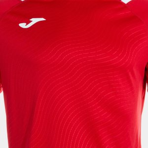 JOMA DINAMO II SHORT SLEEVE T-SHIRT RED WHITE