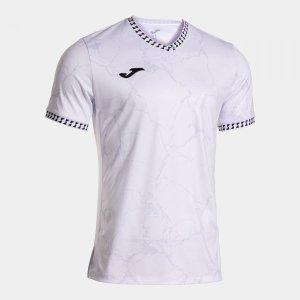 JOMA GOLD VII SHORT SLEEVE T-SHIRT WHITE BLACK