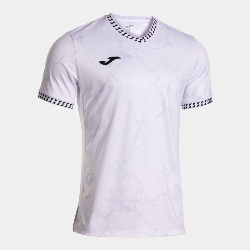 JOMA GOLD VII SHORT SLEEVE T-SHIRT WHITE BLACK