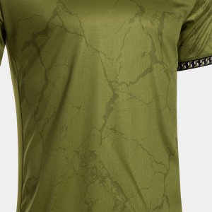 JOMA GOLD VII SHORT SLEEVE T-SHIRT KHAKI BLACK