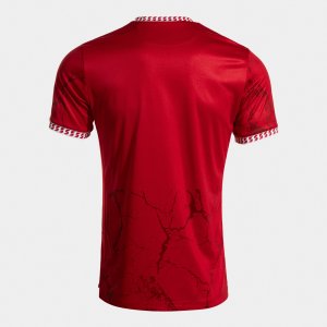 JOMA GOLD VII SHORT SLEEVE T-SHIRT RED WHITE