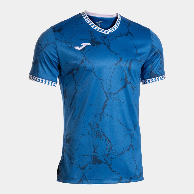 JOMA GOLD VII SHORT SLEEVE T-SHIRT ROYAL BLUE WHITE