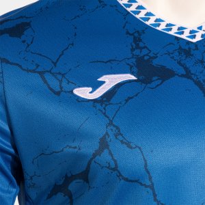 JOMA GOLD VII SHORT SLEEVE T-SHIRT ROYAL BLUE WHITE