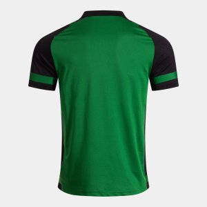 JOMA LIDER SHORT SLEEVE POLO GREEN BLACK