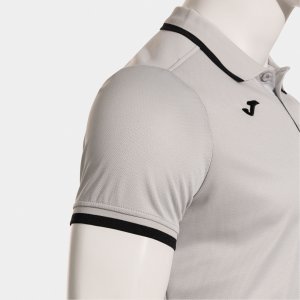 JOMA COMBI PREMIUM SHORT SLEEVE POLO GRAY
