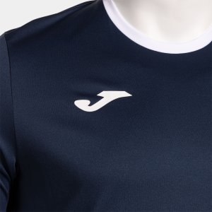 JOMA COMBI PREMIUM SHORT SLEEVE T-SHIRT DARK NAVY WHITE