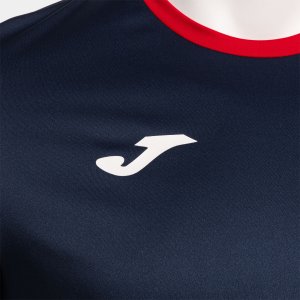 JOMA COMBI PREMIUM SHORT SLEEVE T-SHIRT DARK NAVY RED