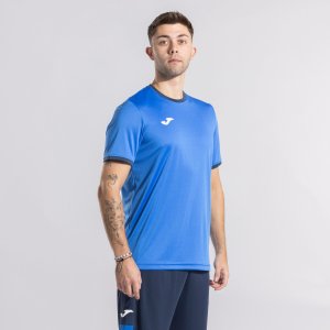 JOMA COMBI PREMIUM SHORT SLEEVE T-SHIRT ROYAL BLUE DARK NAVY