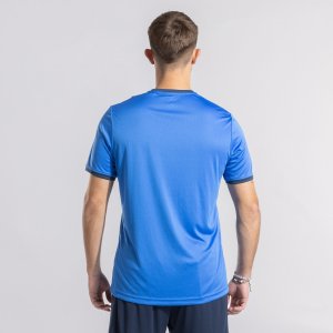 JOMA COMBI PREMIUM SHORT SLEEVE T-SHIRT ROYAL BLUE DARK NAVY