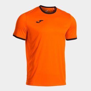 JOMA COMBI PREMIUM SHORT SLEEVE T-SHIRT ORANGE BLACK