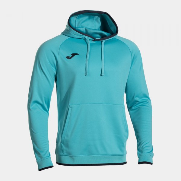 JOMA COMBI PREMIUM HOODIE FLUOR TURQUOISE DARK NAVY