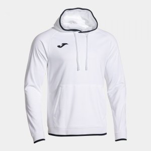 JOMA COMBI PREMIUM HOODIE WHITE DARK NAVY