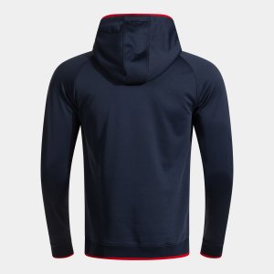 JOMA COMBI PREMIUM HOODIE DARK NAVY RED