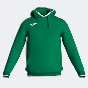 JOMA COMBI PREMIUM HOODIE GREEN WHITE