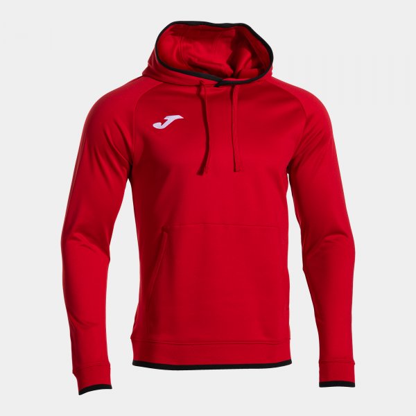 JOMA COMBI PREMIUM HOODIE RED BLACK