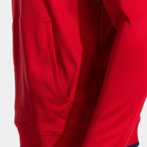 JOMA COMBI PREMIUM HOODIE RED DARK NAVY