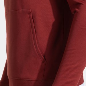 JOMA COMBI PREMIUM HOODIE BURGUNDY WHITE