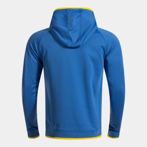 JOMA COMBI PREMIUM HOODIE ROYAL BLUE YELLOW