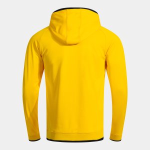 JOMA COMBI PREMIUM HOODIE YELLOW BLACK