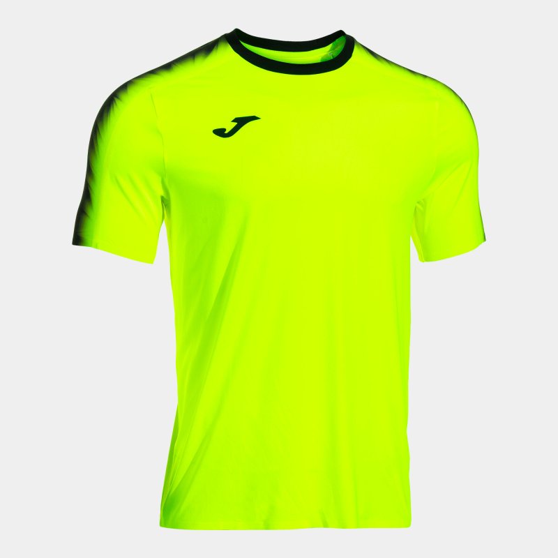 JOMA ELITE XI SHORT SLEEVE T-SHIRT FLUOR YELLOW BLACK