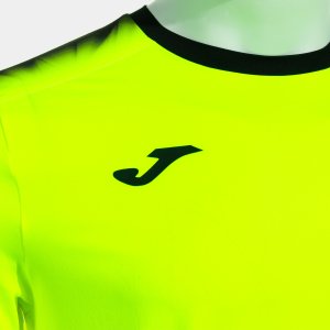 JOMA ELITE XI SHORT SLEEVE T-SHIRT FLUOR YELLOW BLACK