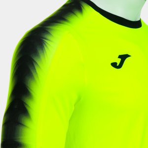 JOMA ELITE XI SHORT SLEEVE T-SHIRT FLUOR YELLOW BLACK