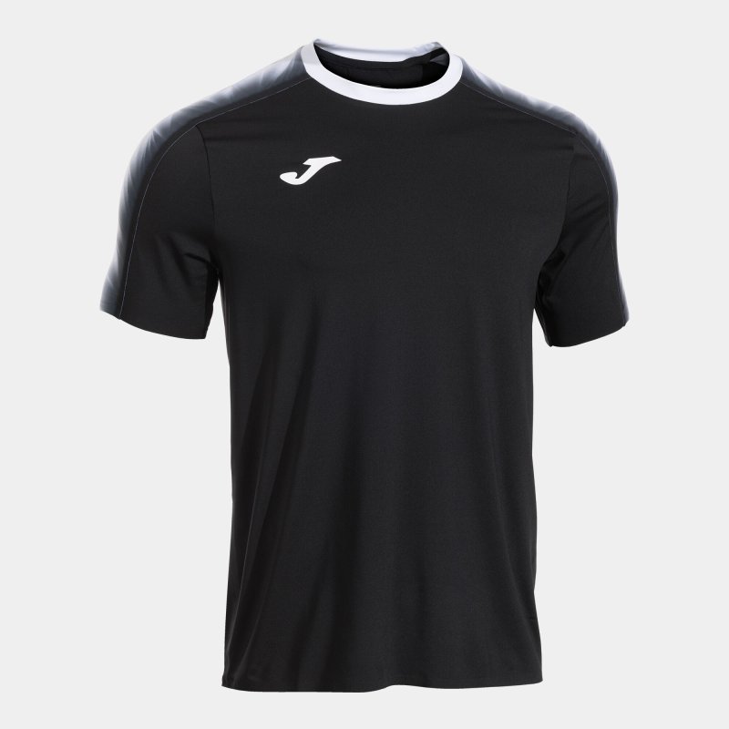 JOMA ELITE XI SHORT SLEEVE T-SHIRT BLACK WHITE