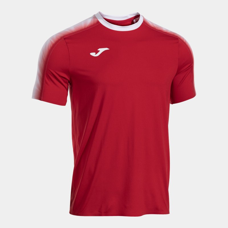 JOMA ELITE XI SHORT SLEEVE T-SHIRT RED WHITE