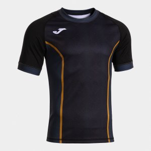JOMA MYSKIN III SHORT SLEEVE T-SHIRT BLACK DARK GRAY