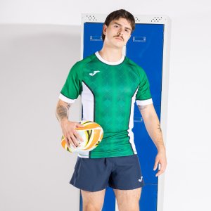 JOMA MYSKIN III SHORT SLEEVE T-SHIRT GREEN WHITE