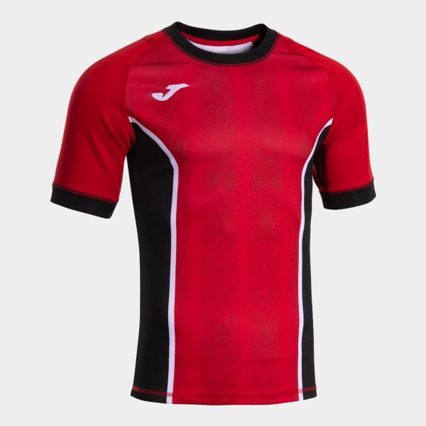 JOMA MYSKIN III SHORT SLEEVE T-SHIRT RED BLACK