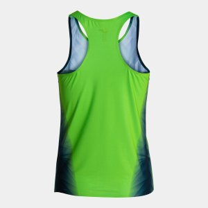 JOMA ELITE XI TANK TOP FLUOR GREEN NAVY