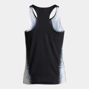 JOMA ELITE XI TANK TOP BLACK WHITE