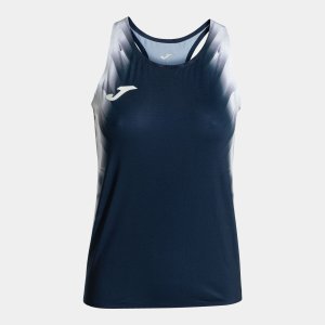 JOMA ELITE XI TANK TOP NAVY WHITE