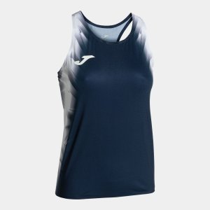 JOMA ELITE XI TANK TOP NAVY WHITE