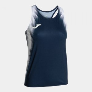 JOMA ELITE XI TANK TOP NAVY WHITE