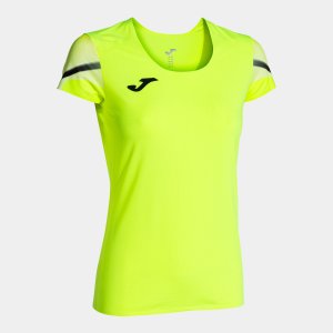 JOMA ELITE XI SHORT SLEEVE T-SHIRT FLUOR YELLOW BLACK