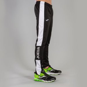 JOMA LONG PANT CHAMPION IV BLACK-WHITE