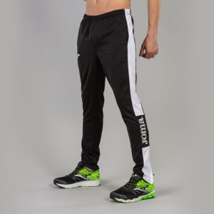 JOMA LONG PANT CHAMPION IV BLACK-WHITE