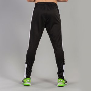 JOMA LONG PANT CHAMPION IV BLACK-WHITE