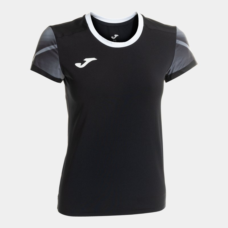 JOMA ELITE XI SHORT SLEEVE T-SHIRT BLACK ANTHRACITE