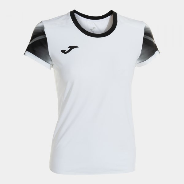 JOMA ELITE XI SHORT SLEEVE T-SHIRT WHITE BLACK