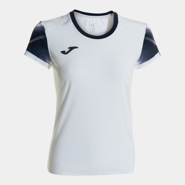 JOMA ELITE XI SHORT SLEEVE T-SHIRT WHITE NAVY
